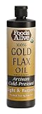 Foods Alive High Lignan 100% Golden Flax Oil, 16-Ounce