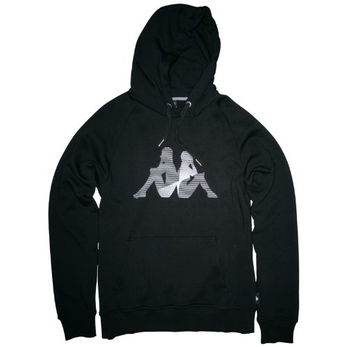 Kappa Herren Sweatshirt Berlin Hodded, black, M, 303002 Preisvergleich