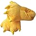 Honeystore Unisex Soft Plush Home Slippers Animal Costume Paw Claw Shoes Yellow M