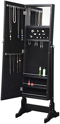 Coaster Company Black Jewelry Cheval Mirror