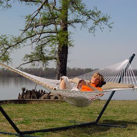 Hammock combination with Pillow! Hammock, Stand and Pillow package by Captain's Line