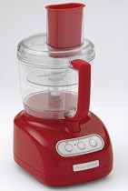 KitchenAid KFP720ER 7-Cup Food Processor with 3-Cup Mini Bowl, Empire Red