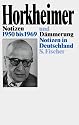 Notizen 1950 bis 1969 und Dämmerung: Notizen in Deutschland