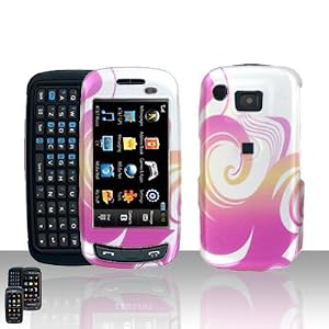 New Pink Wave Design Samsung Impression A877 Cell Phone Case