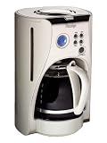Prestige Deco Digital Coffee Maker, 1.5 Litre, Almond