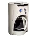 Prestige Deco Digital Coffee Maker, 1.5 Litre, Almond