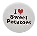 A&T Designs Unisex - I love Sweet Potatoes 1.25