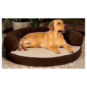 Carolina Pet Co.® Ortho Sleeper Bolster Bed, CHOCOLATE