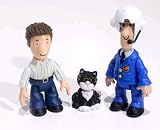 Postman Pat Figure Tube - Pilot Pat, Ben & JessIMAGE