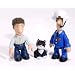 Postman Pat Figure Tube - Pilot Pat, Ben & Jess