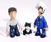 Postman Pat Figures Postman Pat Figure Tube - Pilot Pat, Ben & Jess