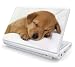 Sleeping Puppy Design Skin Cover Decal Sticker for Toshiba Mini NB205 10.1 inch Netbook Laptop Computer