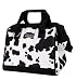 Sachi 34-062 Insulated Fashion Lunch Tote, Cow Print