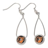 BALTIMORE ORIOLES OFFICIAL FRENCH LOOP LOGO EARRINGS