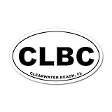 CLBC Clearwater Beach 35x21 Oval Wall Peel 35x21 Oval Wall Decal by CafePress