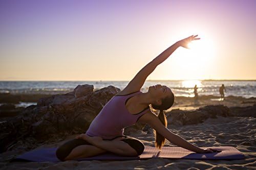 Namaste By Everlom Exercise Yoga Mat - Extra Thick 8mm TPE for Home, Gym, Barre, Pilates - Women and Men - Non Slip, Toxic Free, Waterproof, Tear Resistant, Durable - Strap and Bag Included