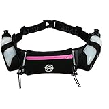 Hydration Belt for Running - Includes Accessories and Two 10-Ounce BPA-Free and Leak-Proof Water Bottles : Bounce-Free & Lightweight Fuel Gear