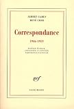 Correspondance : 1946-1959 par Albert Camus Correspondance : 1946-1959 par Camus