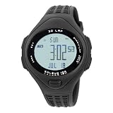 Soleus Womens SR007001P 10K Black 30 Lap Digit
