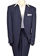 Beautiful & Brand New Italian Linen Mens Suit in Navy Blue ~~ Hand Tailored for Perfect Fit 3 Button Suits ~~ Perfect for Cruise , Wedding ~ SPECIAL ~