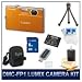Panasonic LUMIX DMC-FP1 FP1 Orange Digital Camera, 12 MP, 4x Optical Zoom, 2.7