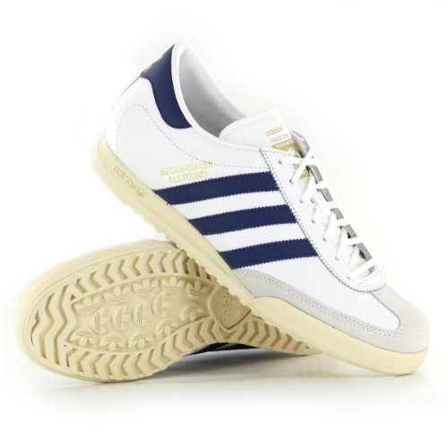 Addidas Beckenbauer Originals White Blue Mens Trainers Size 7 UK