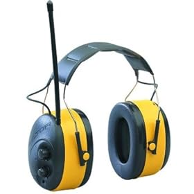 Peltor WorkTunes AM FM Radio Headset with 22 dB Reduction Hearing Protector #90545 by AO Safety