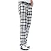 GOLFINO Karierte Stretchhose - Weiß