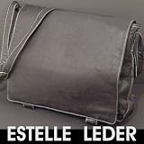 schwarz ESTELLE Umhängetasche Tasche Leder