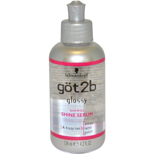 Got2b Glossy Shine Anti-frizz Serum, 4.2-Ounce (Pack of 2)