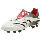 adidas Little Kid/Big Kid Absolado TRX Firm Ground Soccer Shoe,White/Black/Red,12.5 M US Little Kid