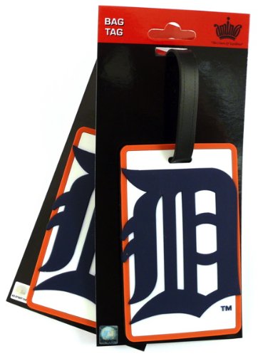 Detroit Tigers Two Pack Soft Laser Bag Tag