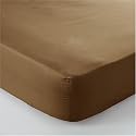 Bedeck Luxurious Percale Chocolate King Fitted Sheet