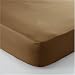 Bedeck Luxurious Percale Chocolate S.King Fitted Sheet
