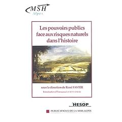 Les pouvoirs publics face aux risques naturels dans l'histoire