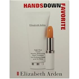 Elizabeth Arden Hands Down Favorite Kit ( Eight Hour Cream Intensive Moisturizing Hand Treatment + Eight Hour Cream Lip Protectant Stick SPF 15 ) 2 Piece Set by Elizabeth Arden