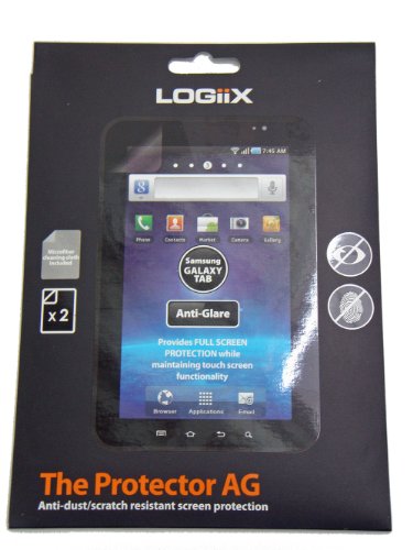 Logiix 10299 Anti-Glare, Anti-Dust/Scratch Resistant Screen Protector for Galaxy Tab