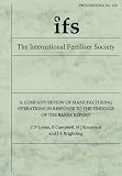 A company review of manufacturing operations in response to the findings of the Baker report