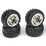 Front/Rear Tires & Wheels, Mounted: Mini Mauler