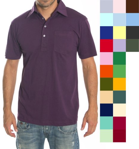 Buy Now at Amazon.com: American Apparel Fine Jersey Short Sleeve Leisure Polo Shirt