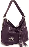 Large ''Clarissa'' Tote - Black, Purple or Bronze