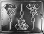 PIRATE SKULL LOLLY Kids Candy Mold Chocolate