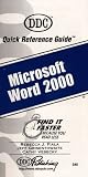 Word 2000 Quick Reference Guide (Quick Reference Guides)