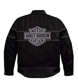 Harley-Davidson® Men's Classic Cruiser Mesh Jacket. Windproof, waterproof. Reflective piping and graphics. 98248-09VM