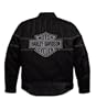 Harley-Davidson� Men's Classic Cruiser Mesh Jacket. Windproof. Waterproof removeable liner. 3M Schotchlite (TM) Reflective Material. 98248-09VM