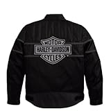 Harley-Davidson® Men's Classic Cruiser Mesh Jacket. Windproof, waterproof. Reflective piping and graphics. 98248-09VM