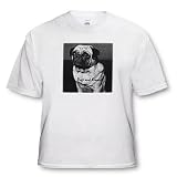 Pug, Pugs and Kisses - White Infant Lap-Shoulder Tee (6M)