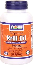NOW Foods Neptune Krill Oil 500mg, 120 Softgels,