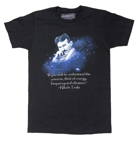 Qraphic Tee Men's Nikola Tesla T-Shirt