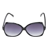 Xhilaration Mega Modified Oval Sunglasses - Black